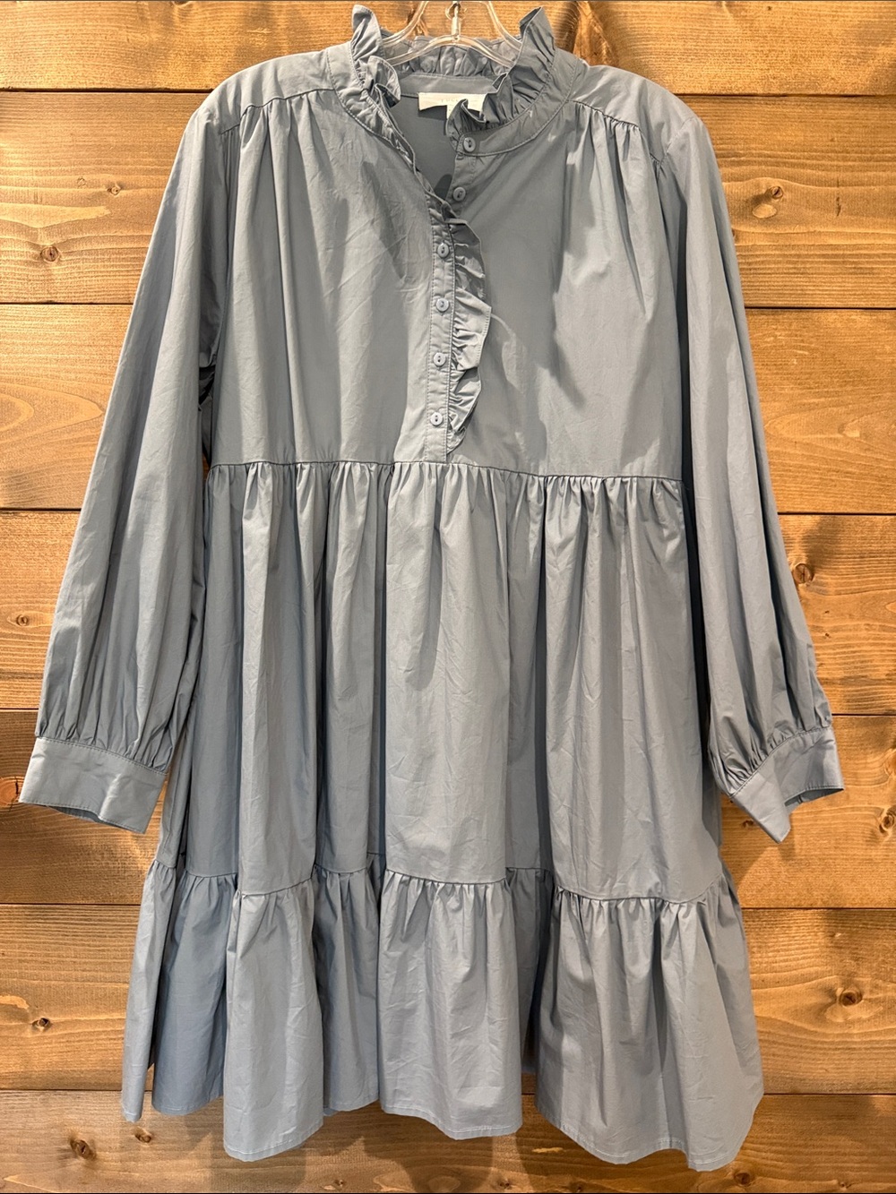 Lucca Casual Cloud Dress in Slate Blue